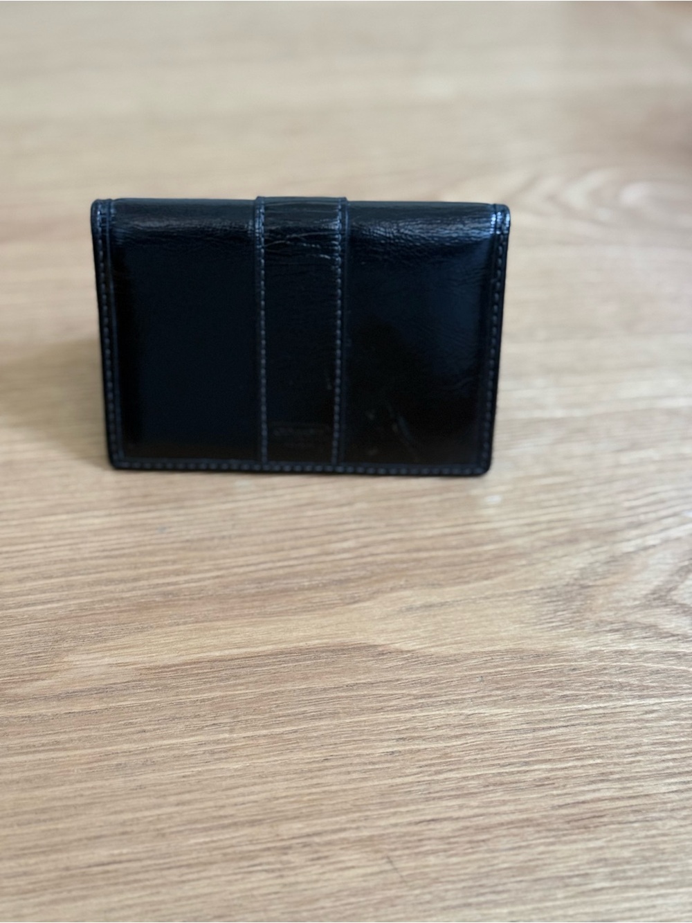 Coach Black Leather Card Wallet